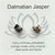 Gemstone Earrings - Dalmatian Jasper/Polished Raw Gemstone Earrings - Dalmatian Jasper/Polished Raw