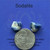 Gemstone Earrings - Sodalite/Raw/Polished Gemstone Earrings - Sodalite/Raw/Polished