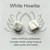 Gemstone Earrings - White Howlite/Raw Gemstone Earrings - White Howlite/Raw
