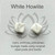 Gemstone Earrings - White Howlite/Raw Gemstone Earrings - White Howlite/Raw