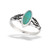 Ring - Marquise w/ Turquoise & Shank Design
