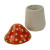 Soapstone Box - Mushroom w/Orange Cap