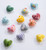Chime Heart - Fresh/White Flowers on Yellow