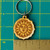Key Chain - Woodcut Sun