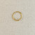 Ring/Gold - Slim Flat Top Band Ring/Gold - Slim Flat Top Band