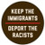 Button Pin - Keep the immigrants...