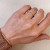 Ring/Gold - Double Beaded Band Ring/Gold - Double Beaded Band
