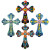 Cross Wall Hanging- Blue/Green Cross Wall Hanging- Blue/Green