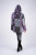 Jacket - Hooded Violet Floral Patchwork