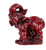 Elephant - Standing/Red Resin