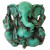 Figurine - Blessing Green Ganesh