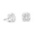 Earrings/Post - CZ/8mm