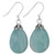 Earrings - Teardrop w/ Amazonite