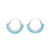 Earrings - Turquoise Hoops/Small