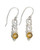 Earrings - Fancy Double Swirl w/ Citrine