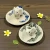 Incense Holder - Floral Elephant/Ceramic