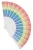 Fan - Rainbow/White Frame