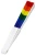 Fan - Rainbow/White Frame