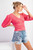 Shirt - Cropped Top/Coral