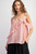 Shirt - Off Shoulder Top/Rose