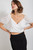 Shirt - Sweetheart Crop Top/White