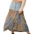Skirt - Denim w/ Printed Patchwork