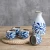 Sake Set - Blue & White/5 Piece Set