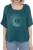 Sweater - Lunar Cat Oversize w/ Hood/Teal