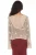 Hoodie - Celestial Lacy Cropped/Sand0