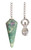 Pendulum - Ruby Zoisite/Hexagonal w/ Spiral Goddess