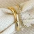 Ring/Gold - 18K Gold Filled Stackable Wave