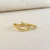 Ring/Gold - 18K Gold Filled Stackable Wave
