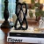 Double Heart/Soapstone/Black/Large/8"