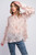 Shirt - Ruffled Sleeve Floral/Blush