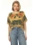 Scarf Top - Cottage Garden/Gold
