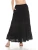 Skirt - Five Layer Tiered Maxi/Black