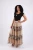 Skirt - Tiered Bohemian Maxi/Floral