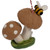 Ornament - Bee on Mushroom