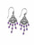 Earrings - Amethyst Chandeliers