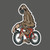Sticker - Cycling Sloth