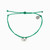 Sale Bracelet/Pura Vida - Sloth/Silver/Dark Green