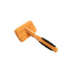 Bass A28 The Rake, Style & Detangle Pet Brush, 100% Premium Alloy Pin, Pure Bamboo Handle, Slicker Style, Striped or Dark Finish