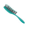 Bass ECF1 The BIO-FLEX, Detangling Hair Brush, Flexible Nylon Pins, Patented Compressed Plant Fiber Handle, Leaf Shape, Assorted Colors