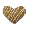 K9 Granola Factory 3" Jumbo Heart Shaped Gourmet Cookie, 4 pack - Peanut Butter Banana Pudding