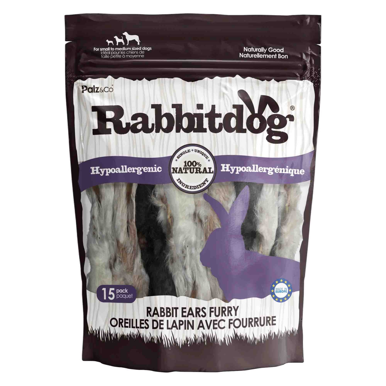 Palz&Co Rabbitdog Rabbit Ears Furry 15 Pack