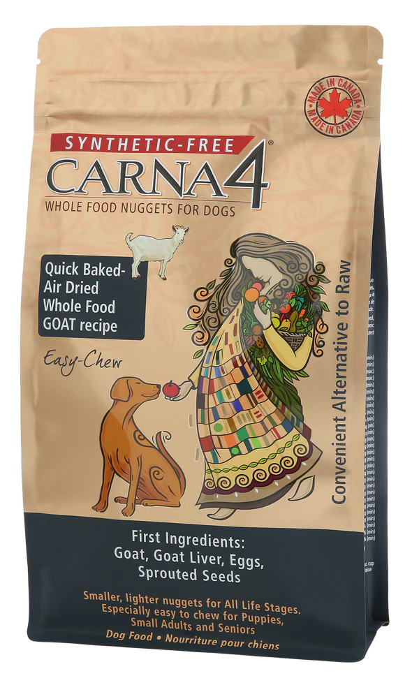 Carna4 GF Easy-Chew Dog Food - Goat Samples 12/3.5oz - Senior Easy To Chew Dog Food