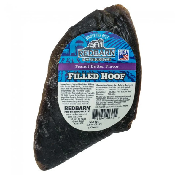 Redbarn Filled Hooves Peanut Butter