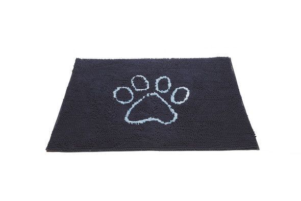 Dog Gone Smart LARGE Dirty Dog Doormat Bermuda Blue w/light blue