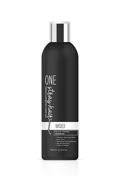 One Stray Hair Wicked Black Toning Shampoo For Dogs, 12oz