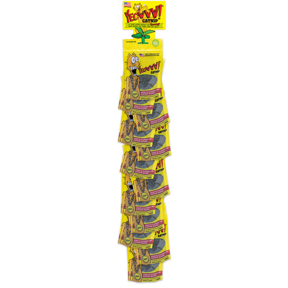 Yeowww! Display Strip 1oz Catnip - 12ct